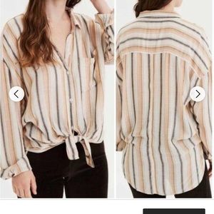 American eagle oversized button down